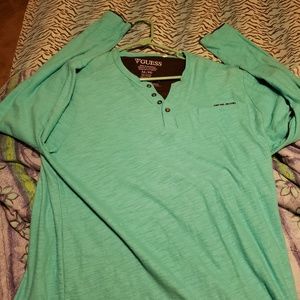 Mens XL Guess long sleeve shirt